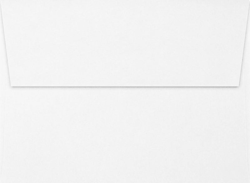 LUXPaper A7 Invitation Envelopes | Peel & Press | 5 1/4" x 7 1/4" | White | 80lb. Text | 100% Recycled | 50 Qty - Image 2